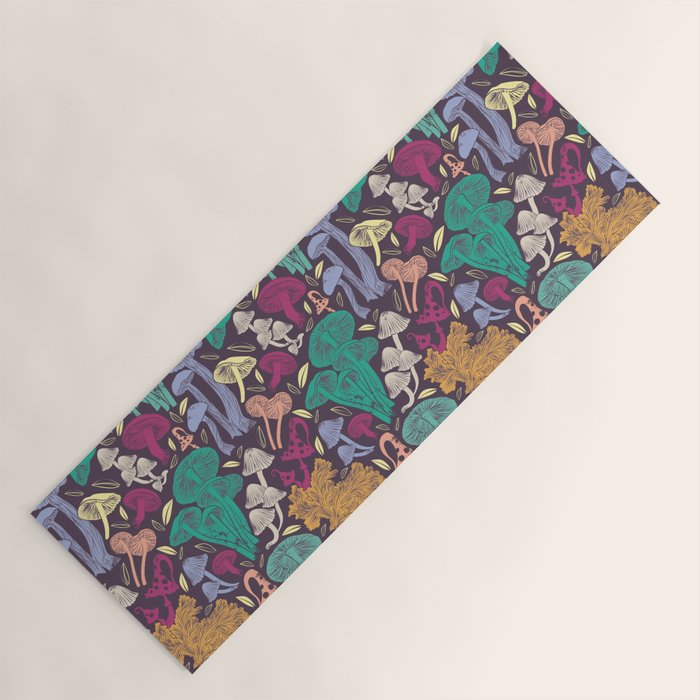 Delicious Autumn botanical poison Yoga Mat Gallery Image 1