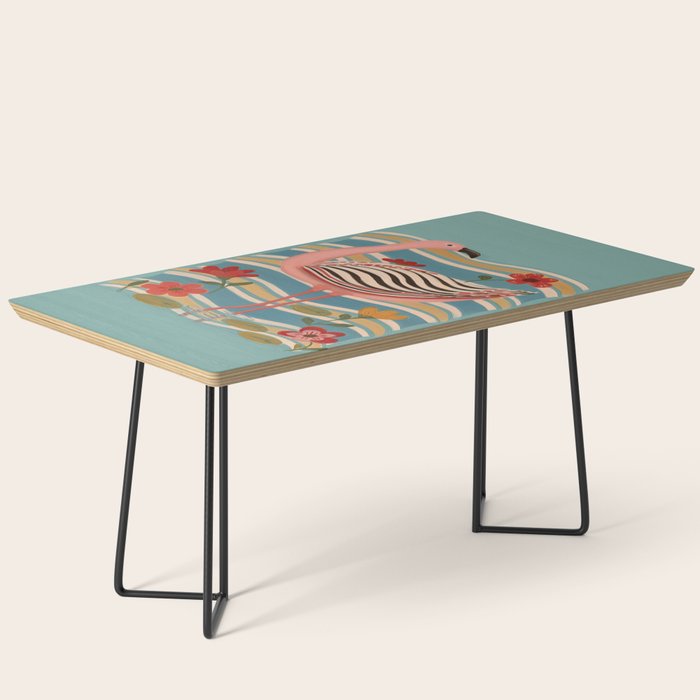 Pink Flamingo Coffee Table Gallery Image 1