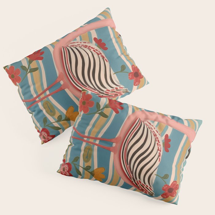 Pink Flamingo Pillow Sham Gallery Image 3