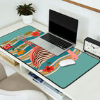 Pink Flamingo Desk Mat Gallery Image 2