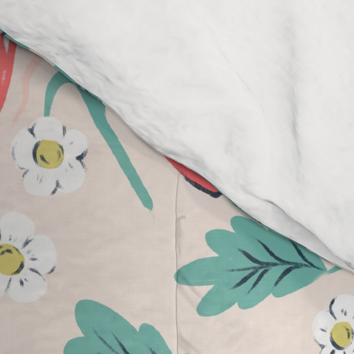 Stawberries with Flowers Comforter Gallery Image 4