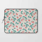 Stawberries with Flowers Laptop Sleeve Gallery Image 1