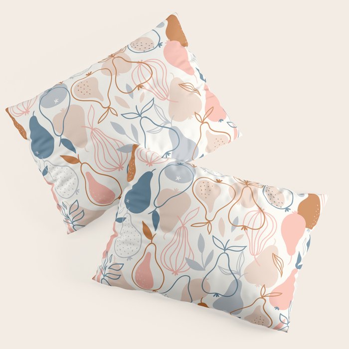 Pears in Scandinavian style Pillow Sham Gallery Image 3