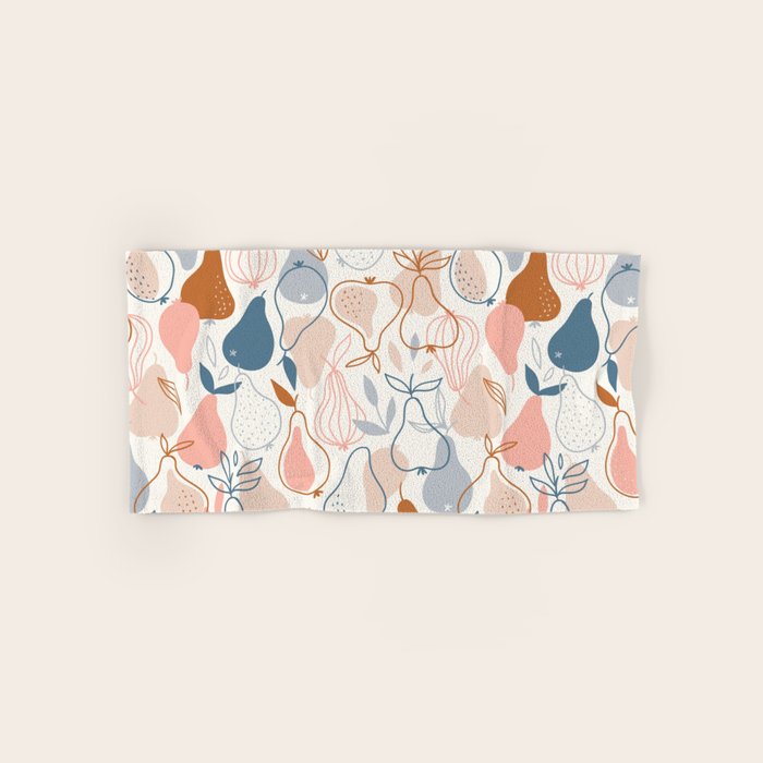 Pears in Scandinavian style Bath Towel Gallery Image 1