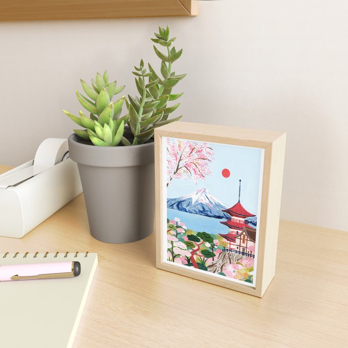 Mount Fuji Japan Mini Art Print Gallery Image 2