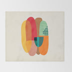 Art Pills: Mid-Century Edition Throw Blanket Gallery Image 2