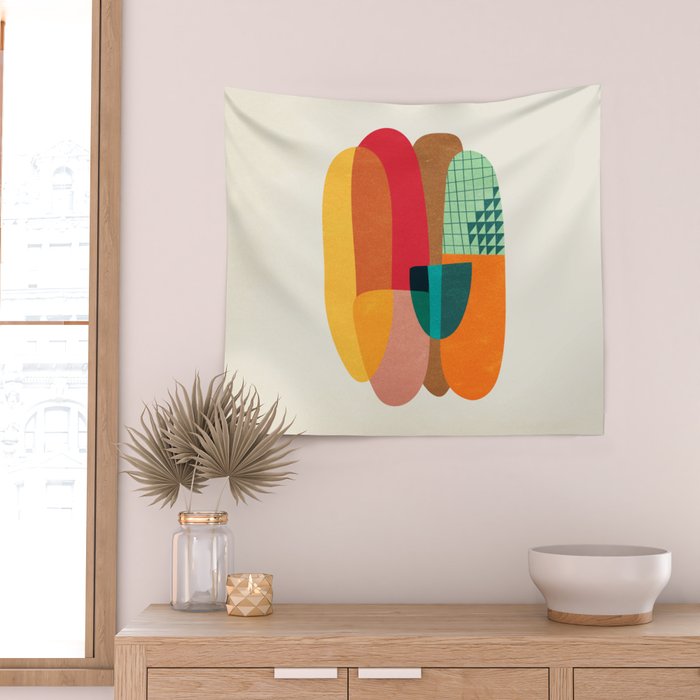 Art Pills: Mid-Century Edition Wall Tapestry Gallery Image 2