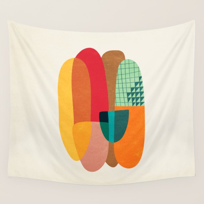 Art Pills: Mid-Century Edition Wall Tapestry Gallery Image 4