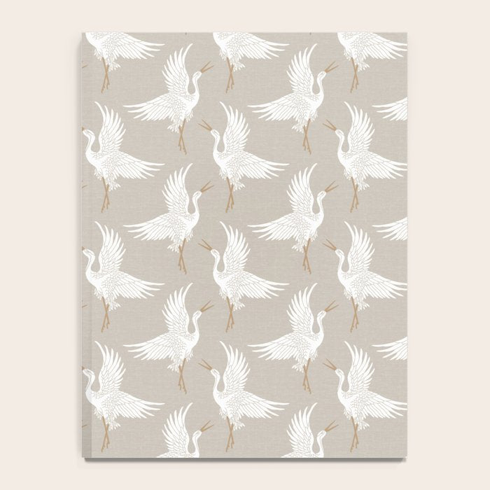 Cranes Neutral Notebook Gallery Image 4