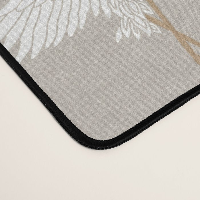 Cranes Neutral Desk Mat Gallery Image 4