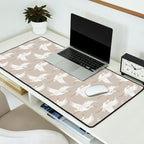 Cranes Neutral Desk Mat Gallery Image 2