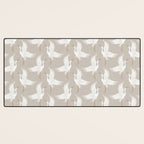 Cranes Neutral Desk Mat Gallery Image 3