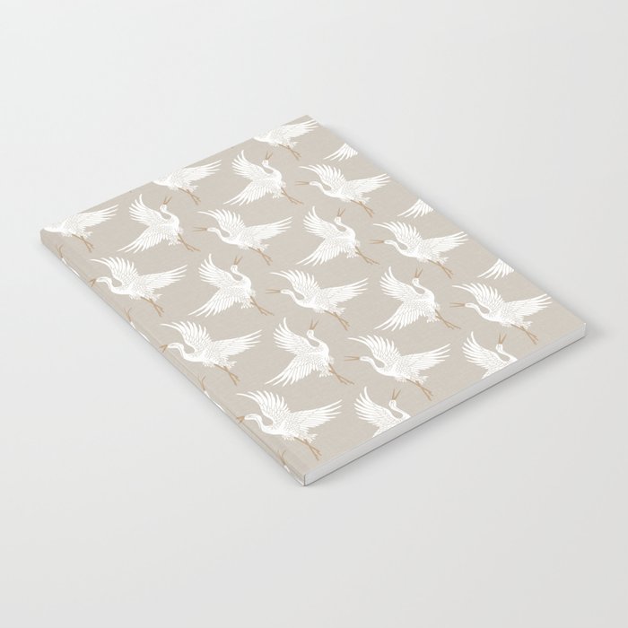 Cranes Neutral Notebook Gallery Image 1
