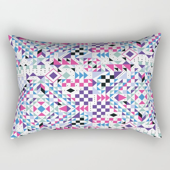 BM3 Tribal geometric Rectangular Pillow Gallery Image 1