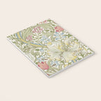 William Morris Vintage Golden Lily Green & Red  Notebook Gallery Image 3
