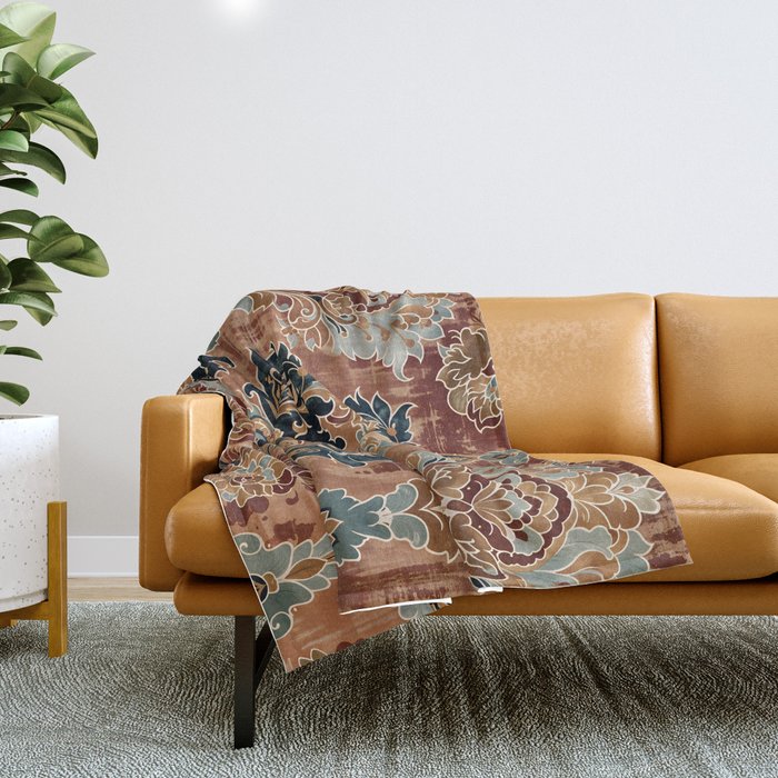 Musk Floral Essence Throw Blanket Gallery Image 1
