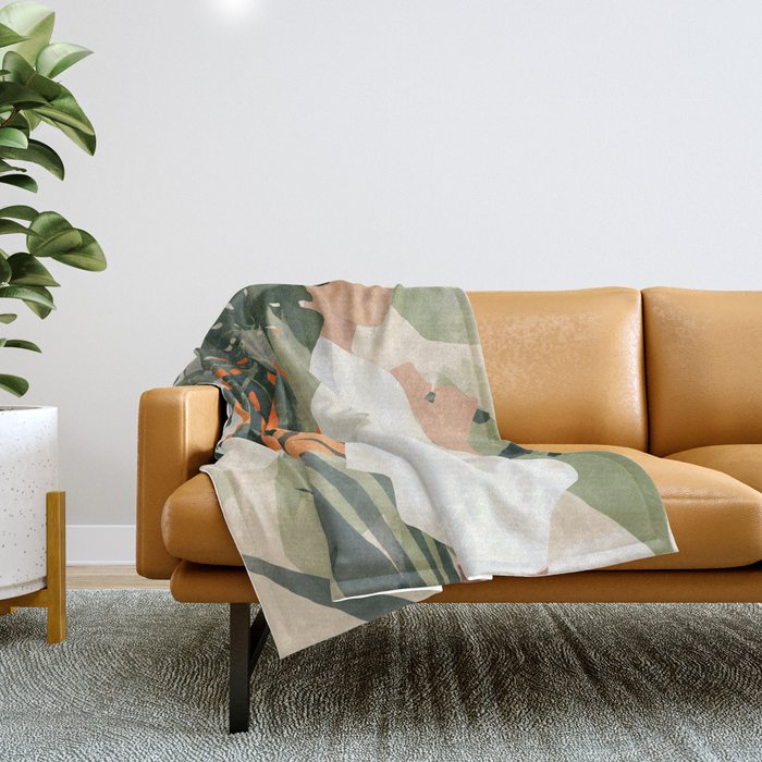 Jungle 3 Throw Blanket Gallery Image 1