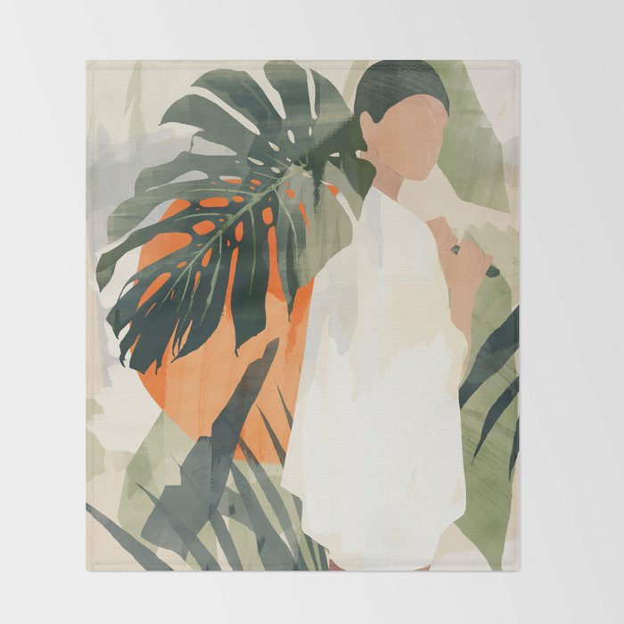 Jungle 3 Throw Blanket Gallery Image 2