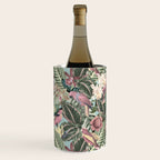 Vintage & Shabby Chic - Sepia Pink Tropical Bird Summer Garden Wine Chiller Gallery Image 1