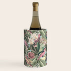 Vintage & Shabby Chic - Sepia Pink Tropical Bird Summer Garden Wine Chiller Gallery Image 2