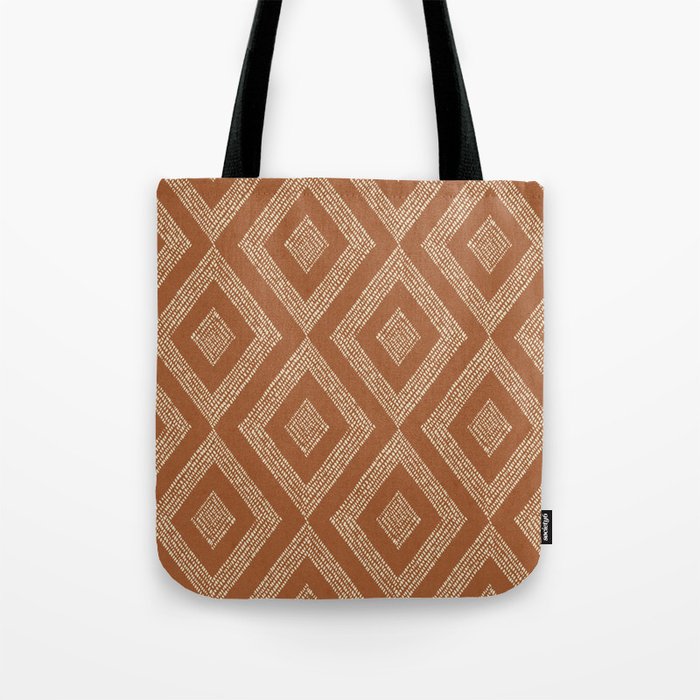 Hand-drawn Rhombus Pattern #2 Tote Bag Gallery Image 1