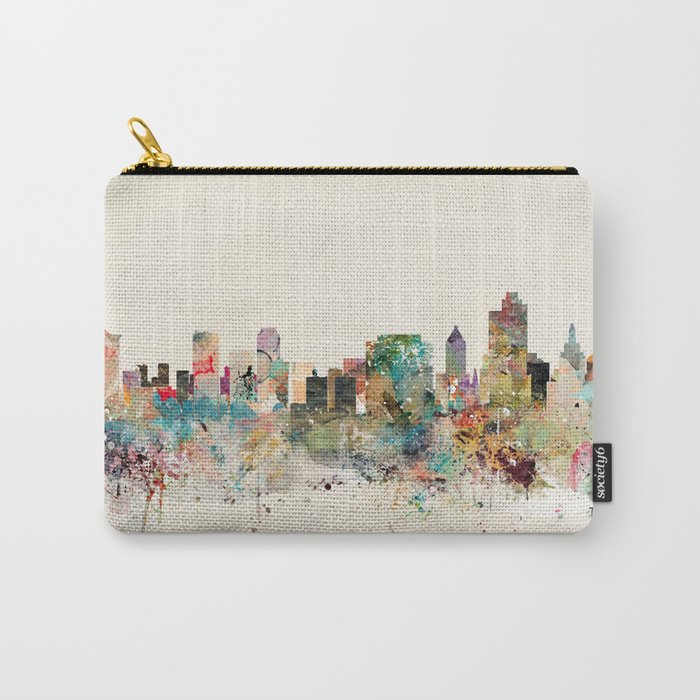 tulsa oklahoma skyline Carry All Pouch Gallery Image 1