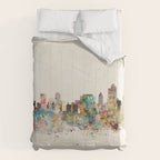 tulsa oklahoma skyline Comforter Gallery Image 6