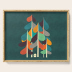 Cabin in the woods Serving Tray Gallery Image 1