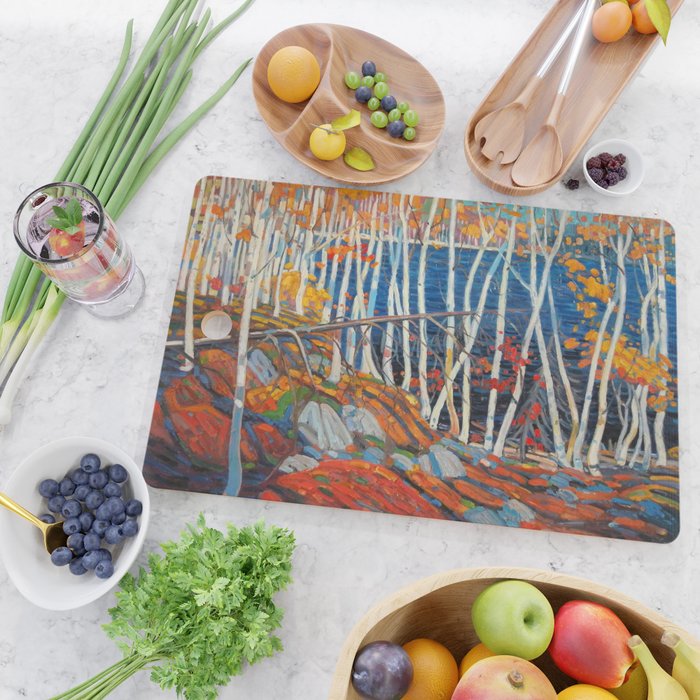 In The Northland (Group Of Seven) by Tom Thomson Canadian Landscape Art Cutting Board Gallery Image 2