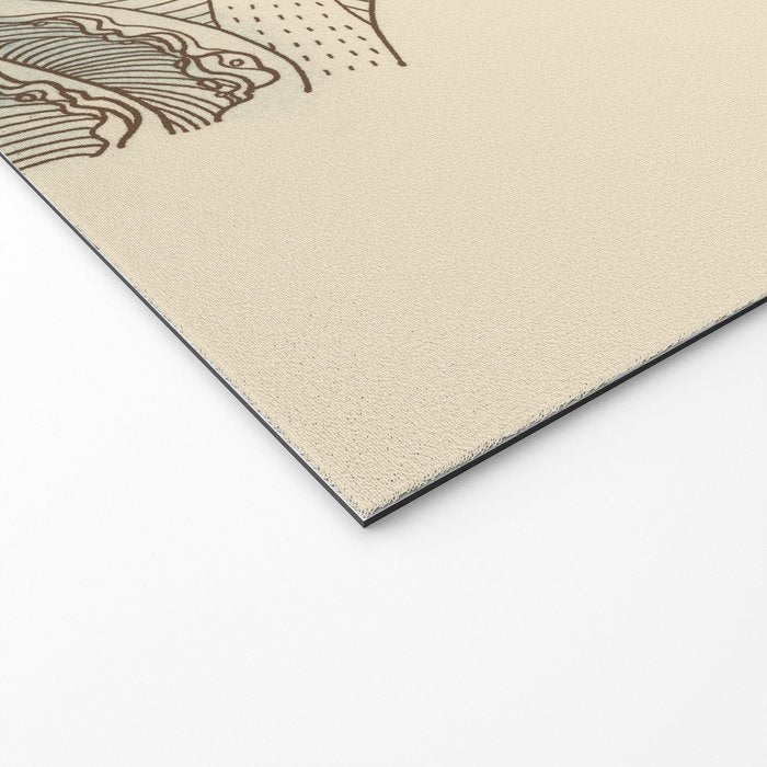 Mount Fuji the great wave  Welcome Mat Gallery Image 2