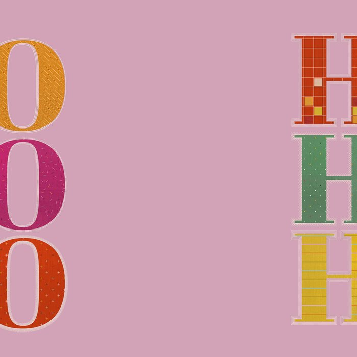 HO HO HO Festive Letters Coffee Mug Gallery Image 2