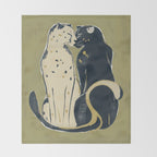 Two Cheetahs Throw Blanket Gallery Image 2