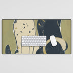 Two Cheetahs Desk Mat Gallery Image 1