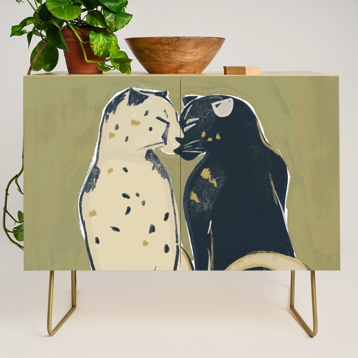Two Cheetahs Credenza Gallery Image 1