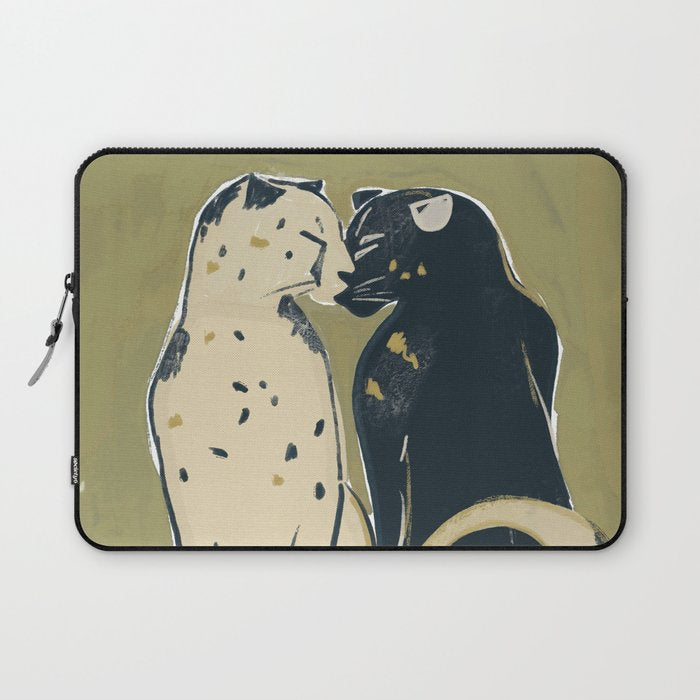 Two Cheetahs Laptop Sleeve Gallery Image 1
