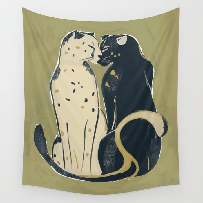 Two Cheetahs Wall Tapestry Gallery Image 4