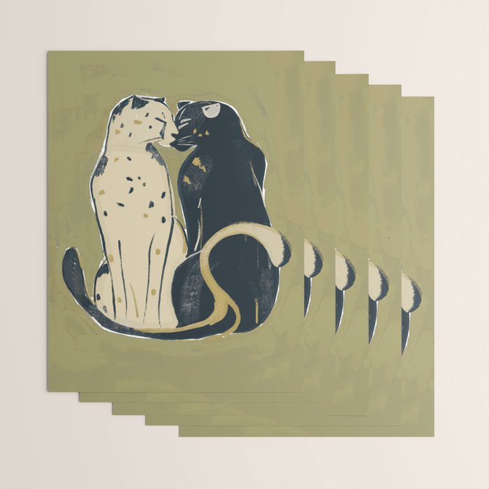 Two Cheetahs Wrapping Paper Gallery Image 3
