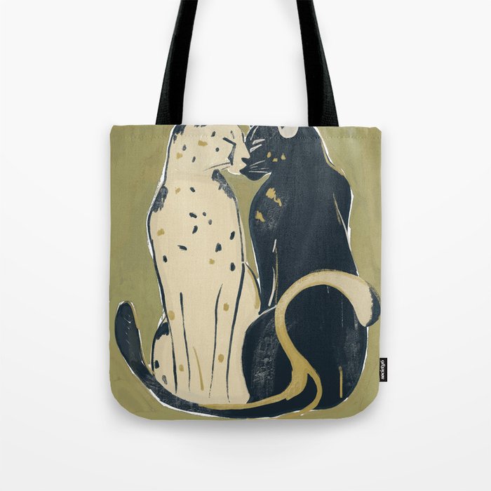 Two Cheetahs Tote Bag Gallery Image 1