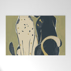 Two Cheetahs Welcome Mat Gallery Image 1