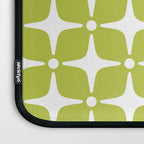 Mid Century Modern Star Pattern Chartreuse Green 2 Laptop Sleeve Gallery Image 3