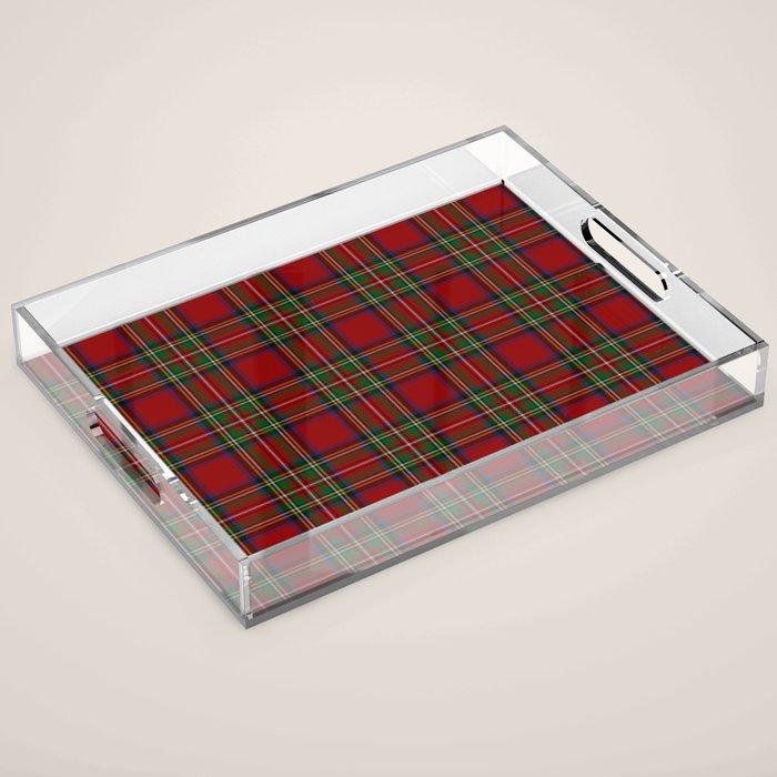 The Royal Stewart Tartan Acrylic Tray Gallery Image 1