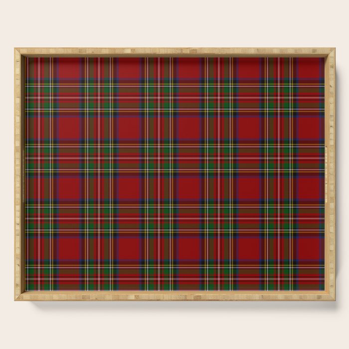 The Royal Stewart Tartan Serving Tray Gallery Image 1