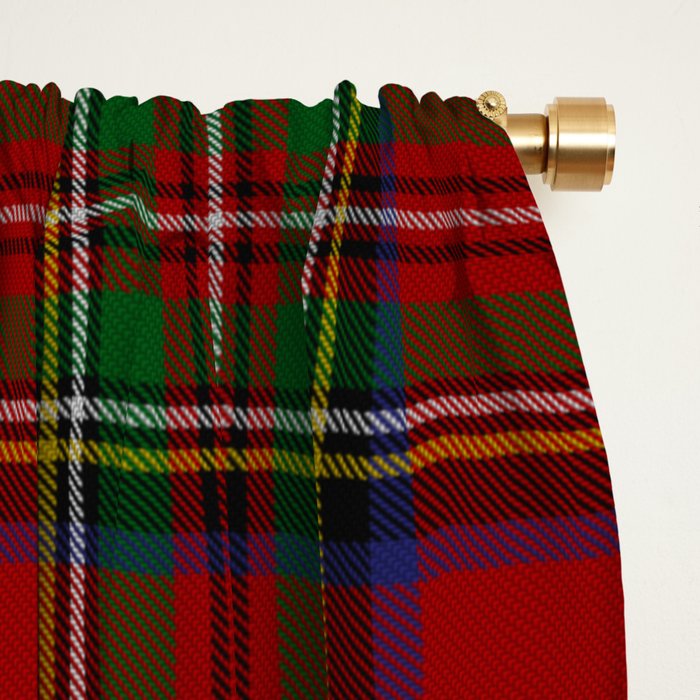 The Royal Stewart Tartan Window Curtain Gallery Image 2