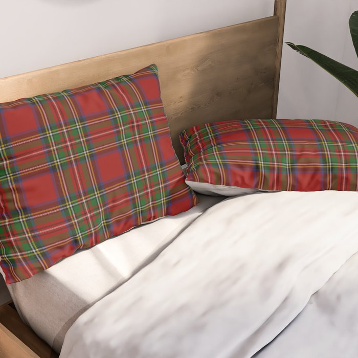 The Royal Stewart Tartan Pillow Sham Gallery Image 2