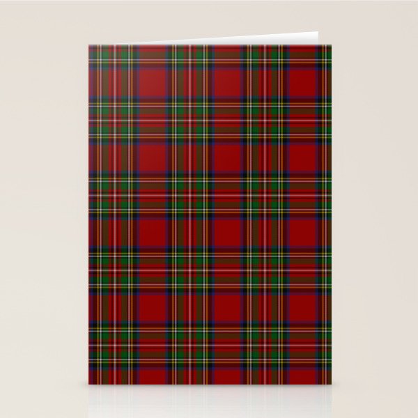 The Royal Stewart Tartan Stationery Card Gallery Image 2