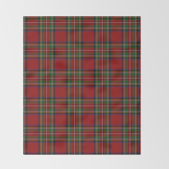 The Royal Stewart Tartan Throw Blanket Gallery Image 2