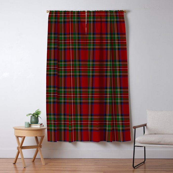 The Royal Stewart Tartan Window Curtain Gallery Image 1