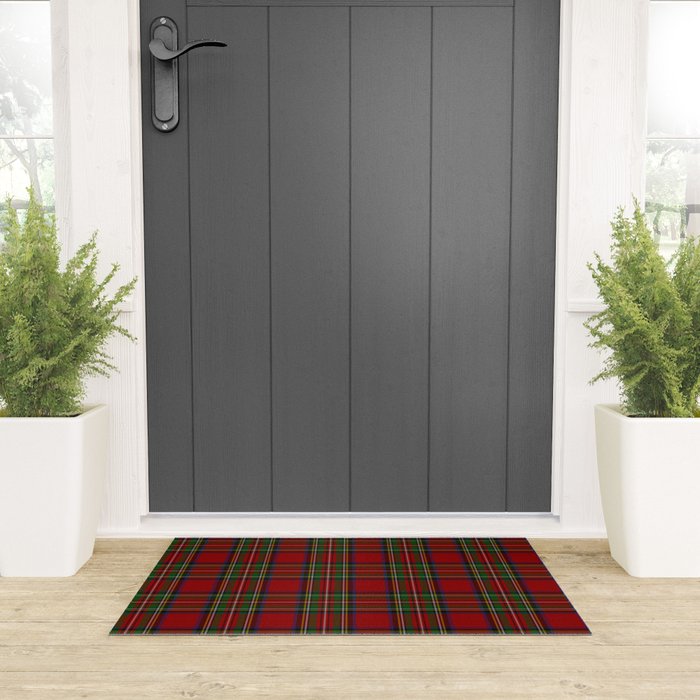 The Royal Stewart Tartan Welcome Mat Gallery Image 3