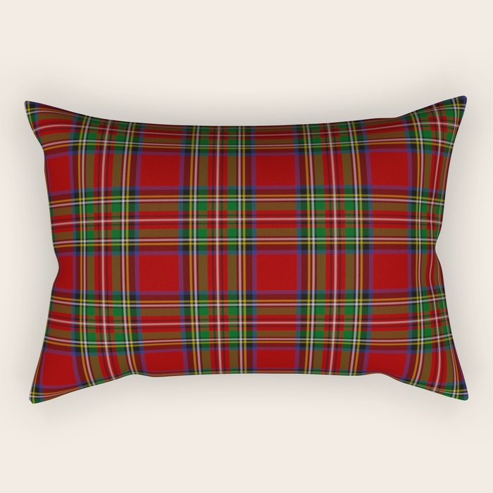 The Royal Stewart Tartan Rectangular Pillow Gallery Image 1