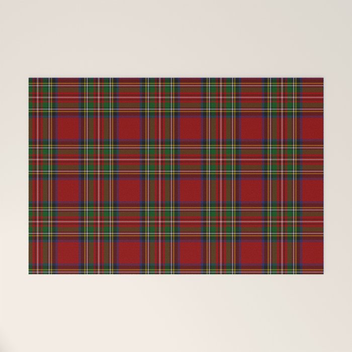 The Royal Stewart Tartan Welcome Mat Gallery Image 1